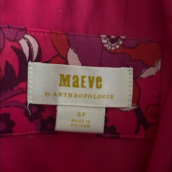 Maeve by Anthropologie Pink and Purple Floral Dress - Picture 4 of 4